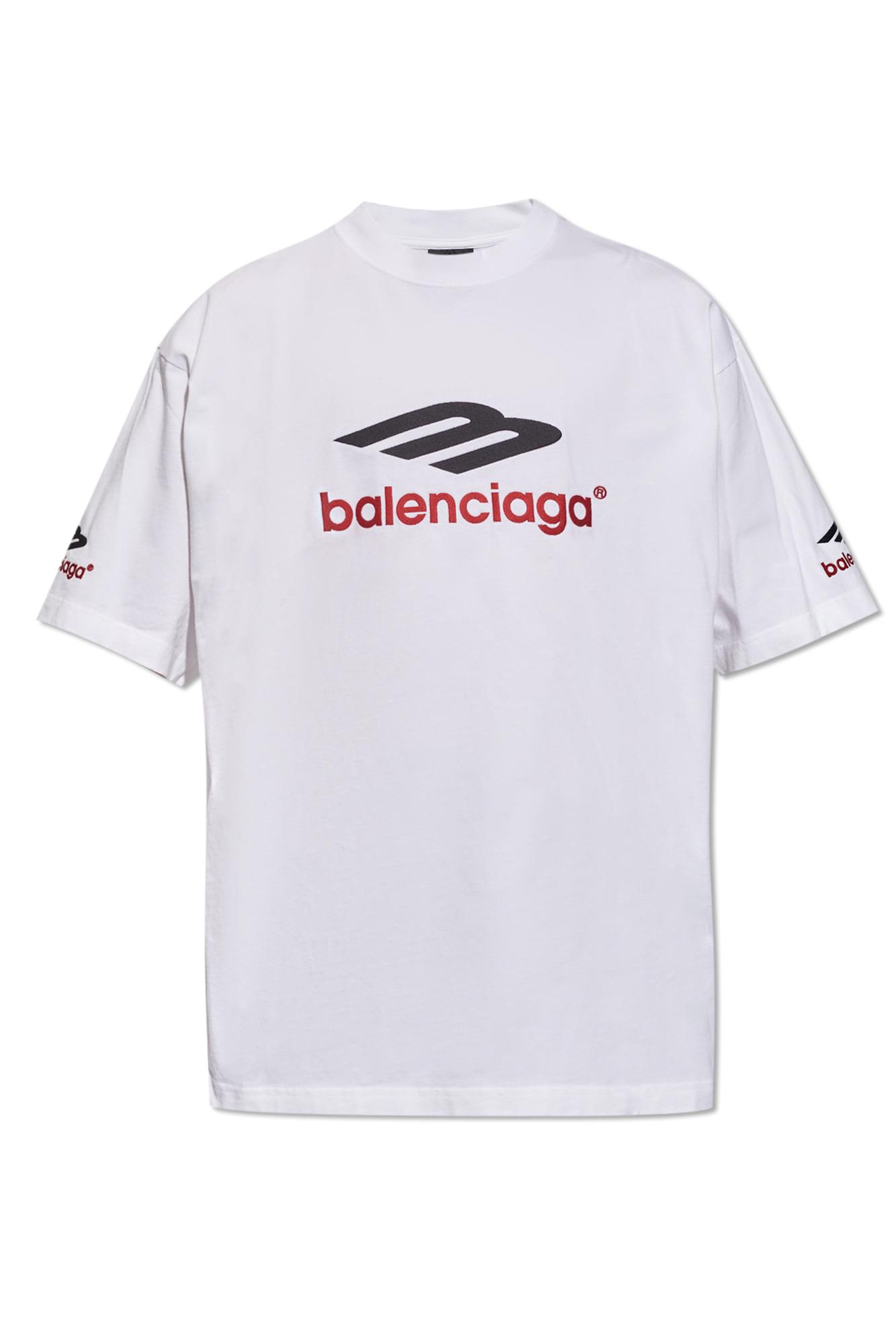 New balenciaga logo deals out t shirt