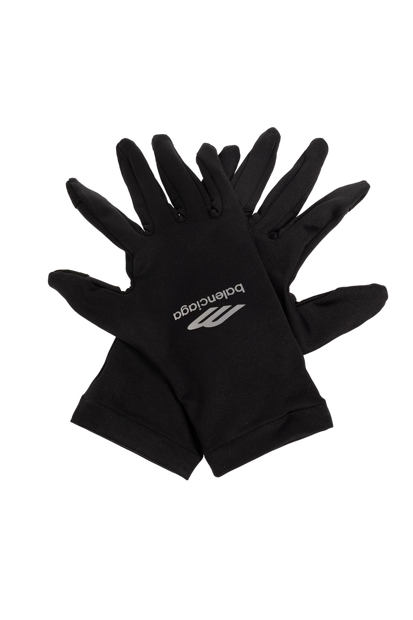 バレンシアガ ブラックグローブ3B Sports Icon Ski Gloves Balenciaga Black Skiwear 3B Sports Icon Ski Gloves Balenciaga