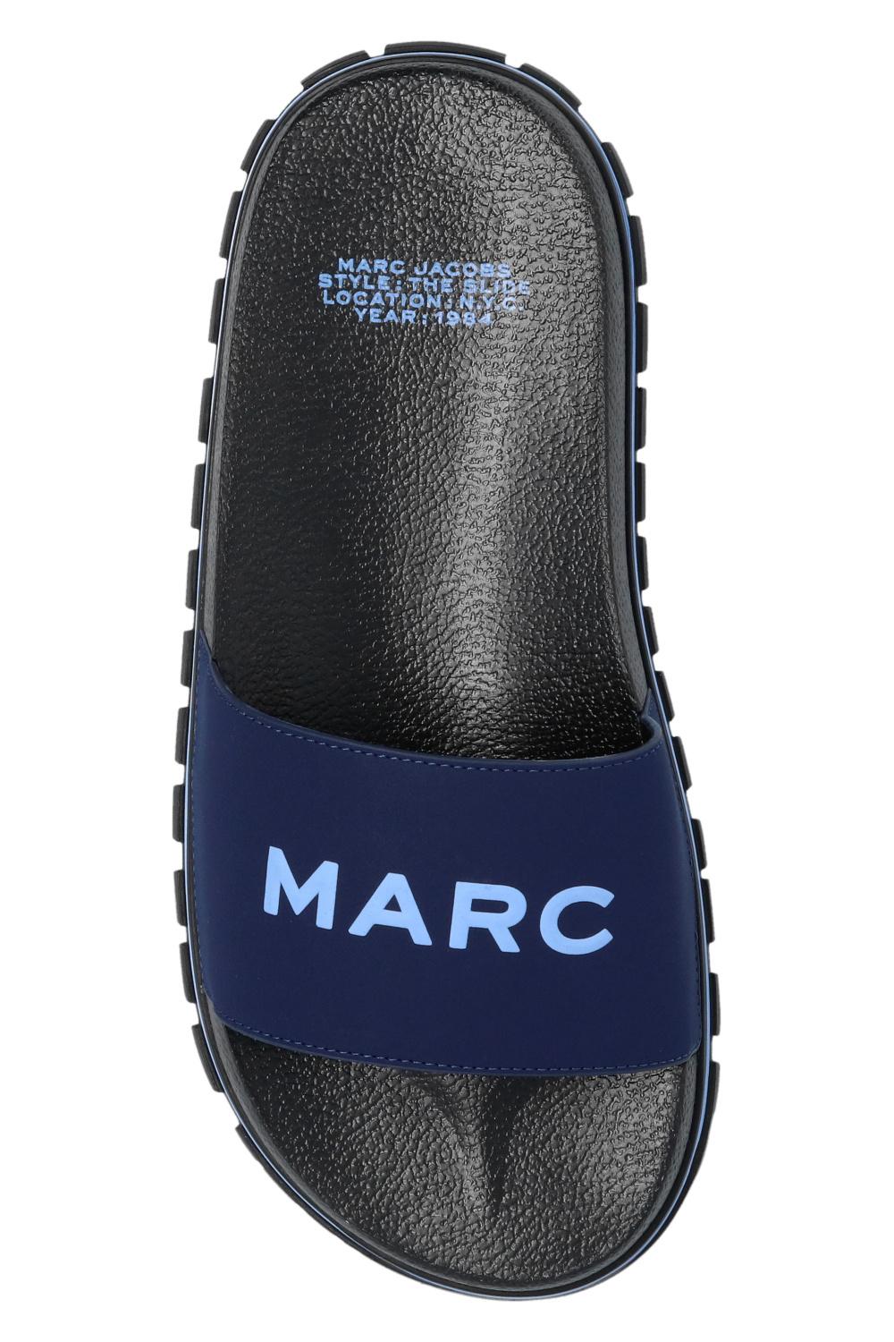 Marc Jacobs Slides With Logo in Blue | Lyst