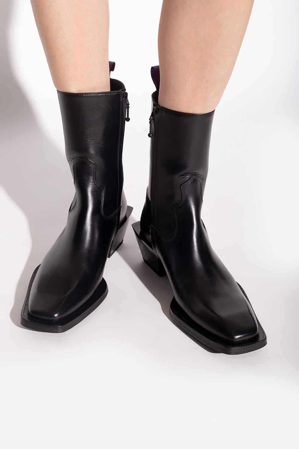 Eytys 'luciano' Heeled Ankle Boots in Black | Lyst