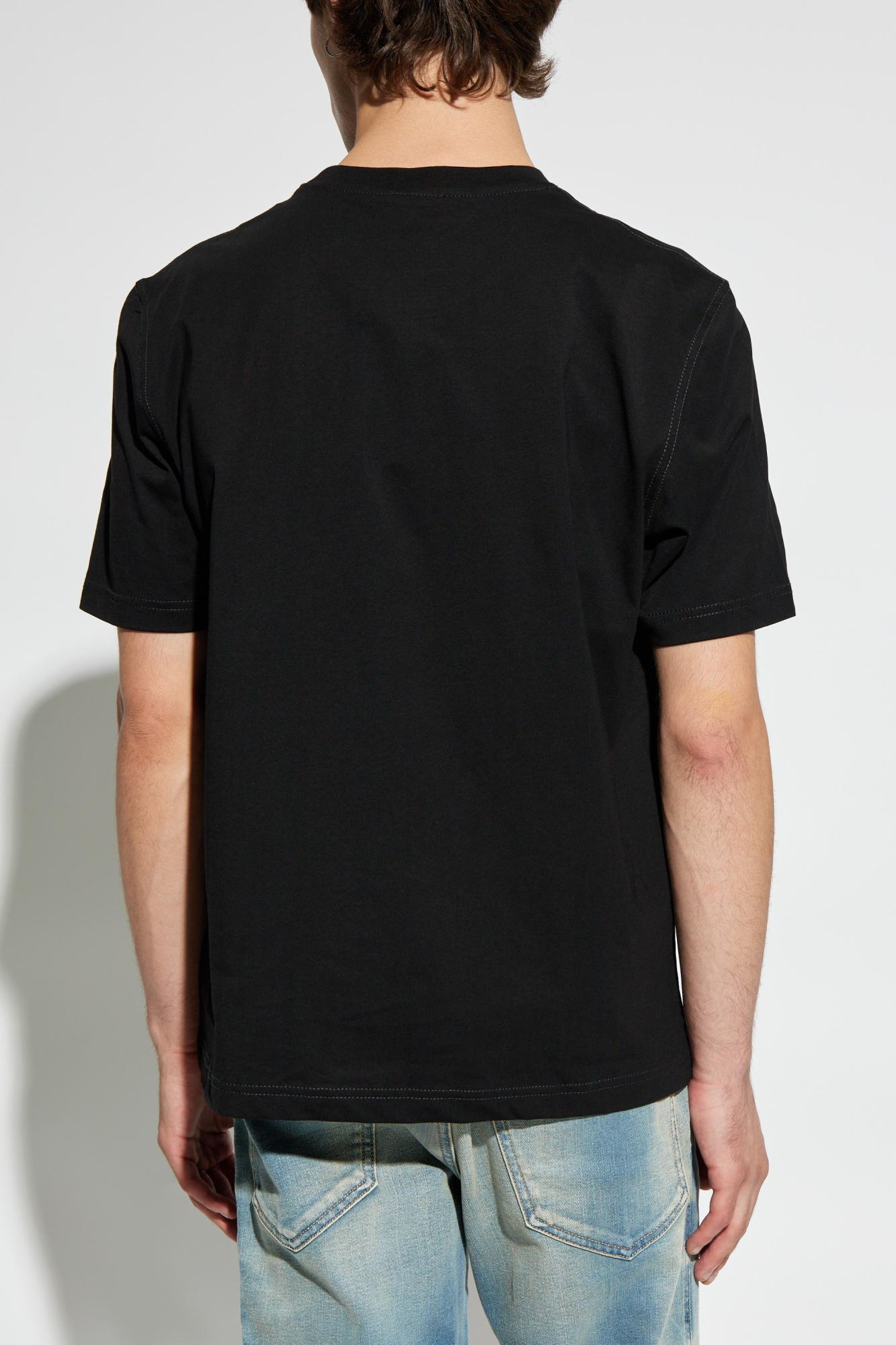 DIESEL T-Shirt `T-Adjust-K12` in Black for Men | Lyst