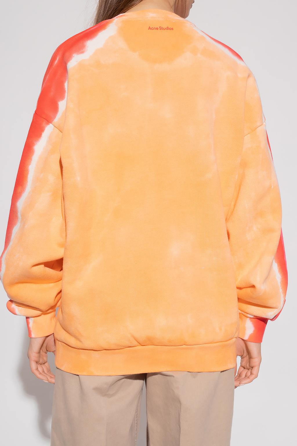 Acne Studios Tie dye Sweatshirt in Orange Lyst