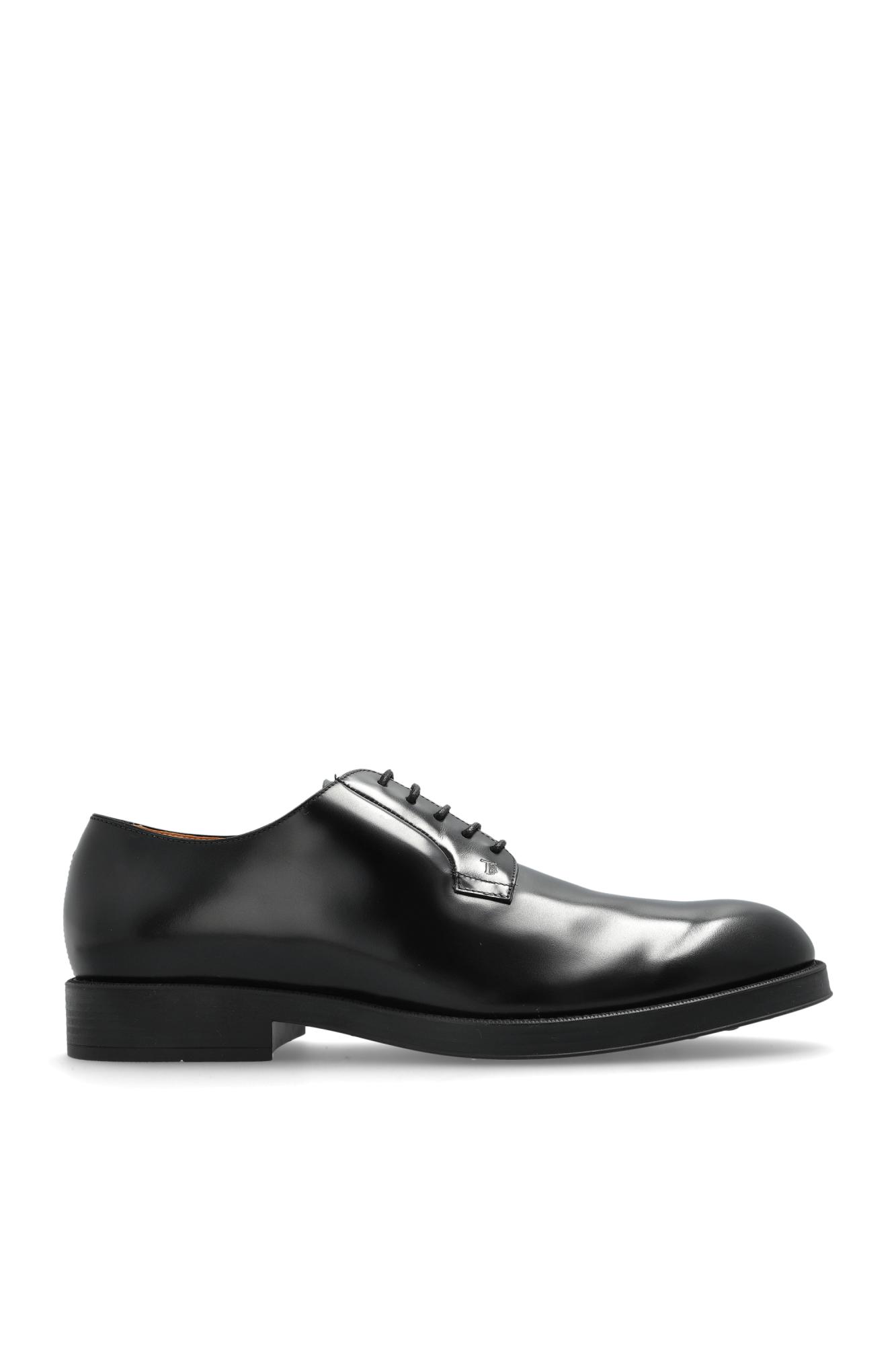 美品　トッズ　TOD’S (5A) 革靴　レザードレスシューズ　プレーントゥ　黒 新品】 TOD'S トッズ 革靴 レザーシューズ プレーントゥ