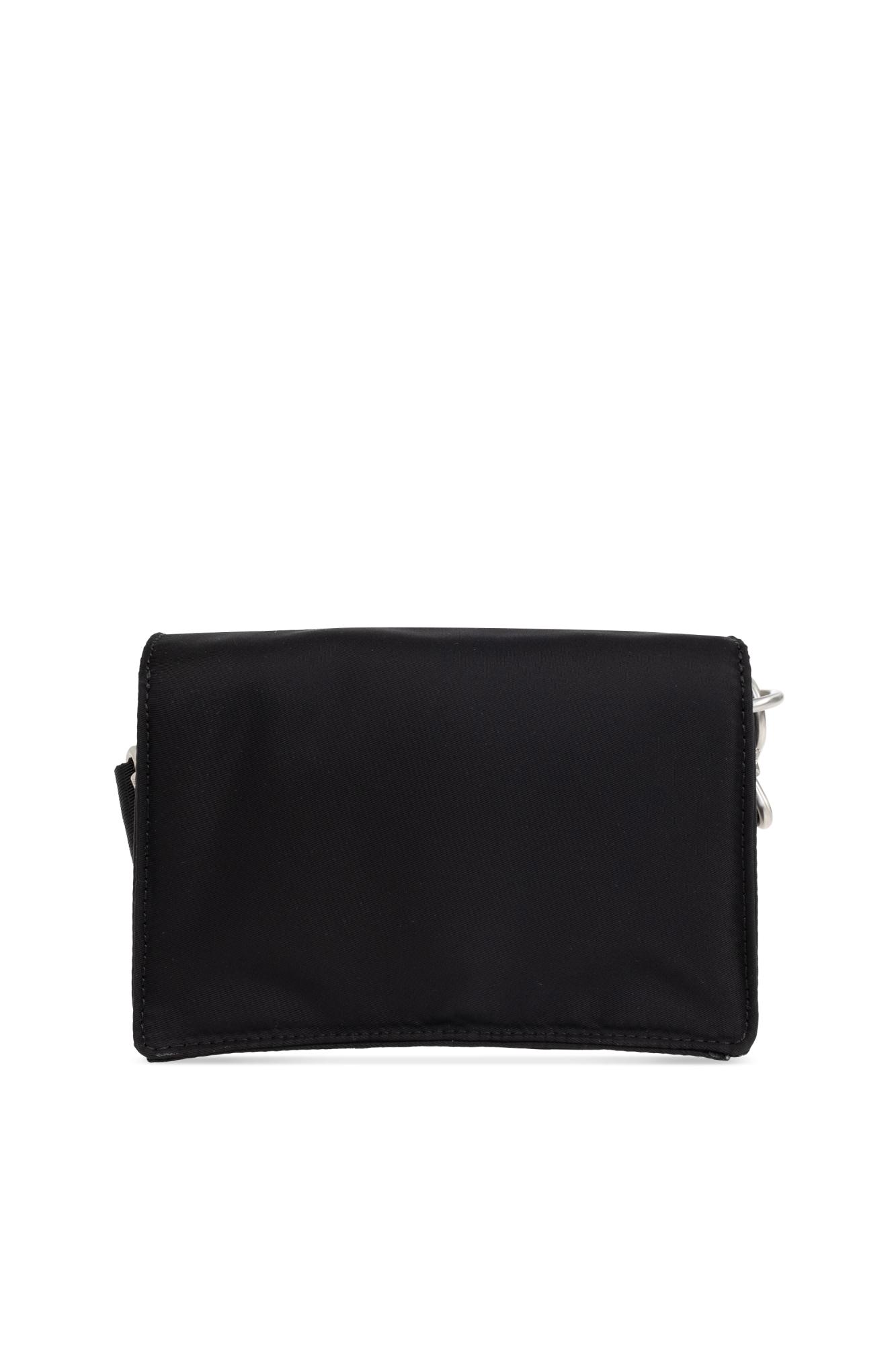 人気♦Off-White♦ナイロン ミニ Soft Jitney バッグ Off-White Black Nylon Mini Soft Jitney Bag - Shoulder Bags