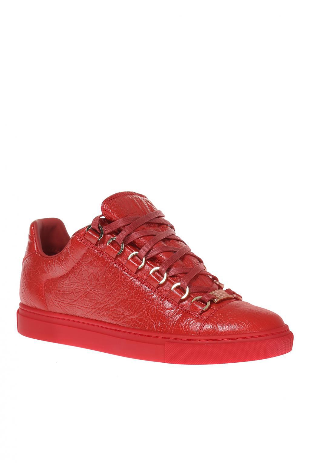 balenciaga arena low mens orange