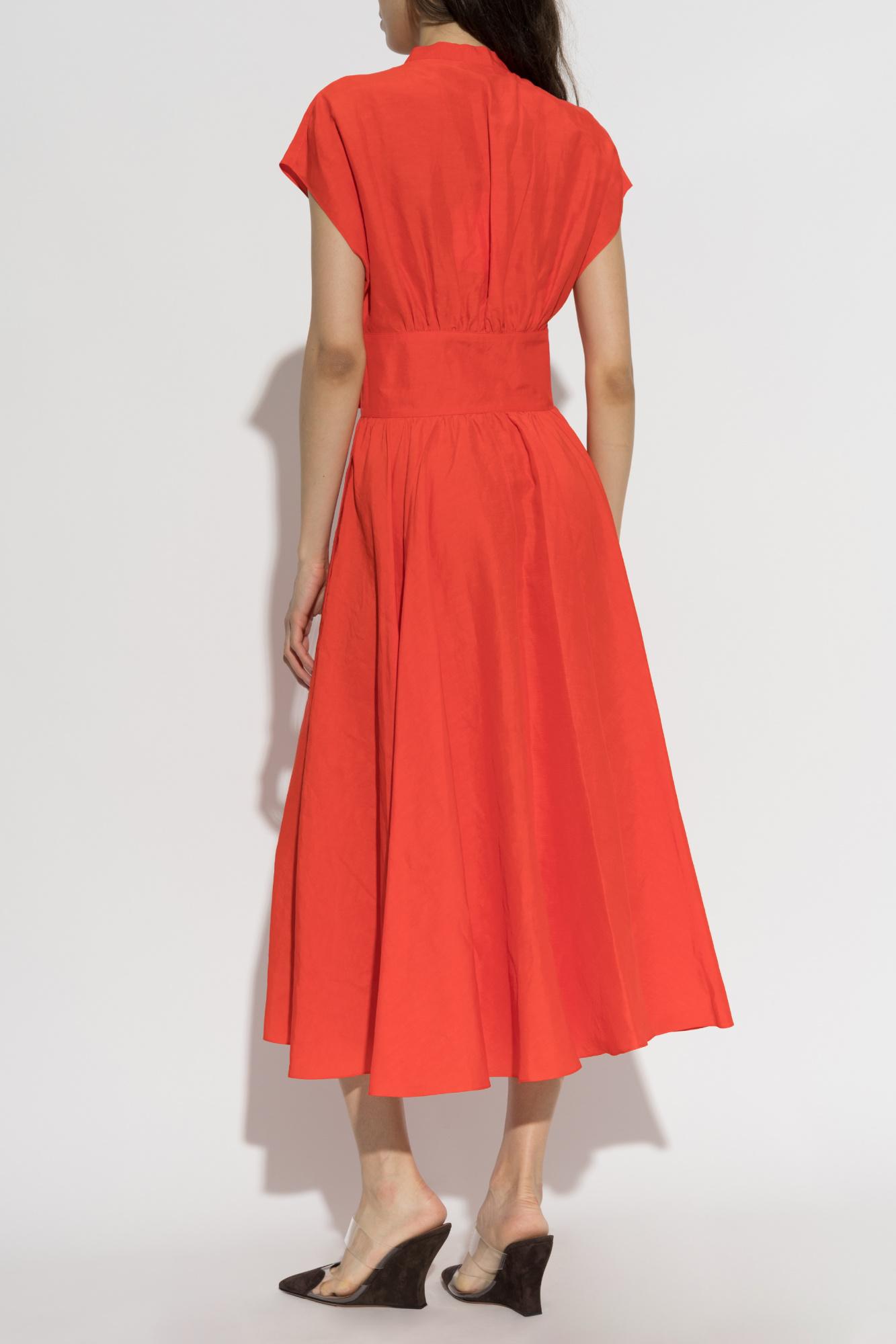 alaia red dress 1991 Azzedine Documented Runway Bustier Bodycon Mini whose lightness is perceptible with every movement Alaa V-Neck Mini Dress -