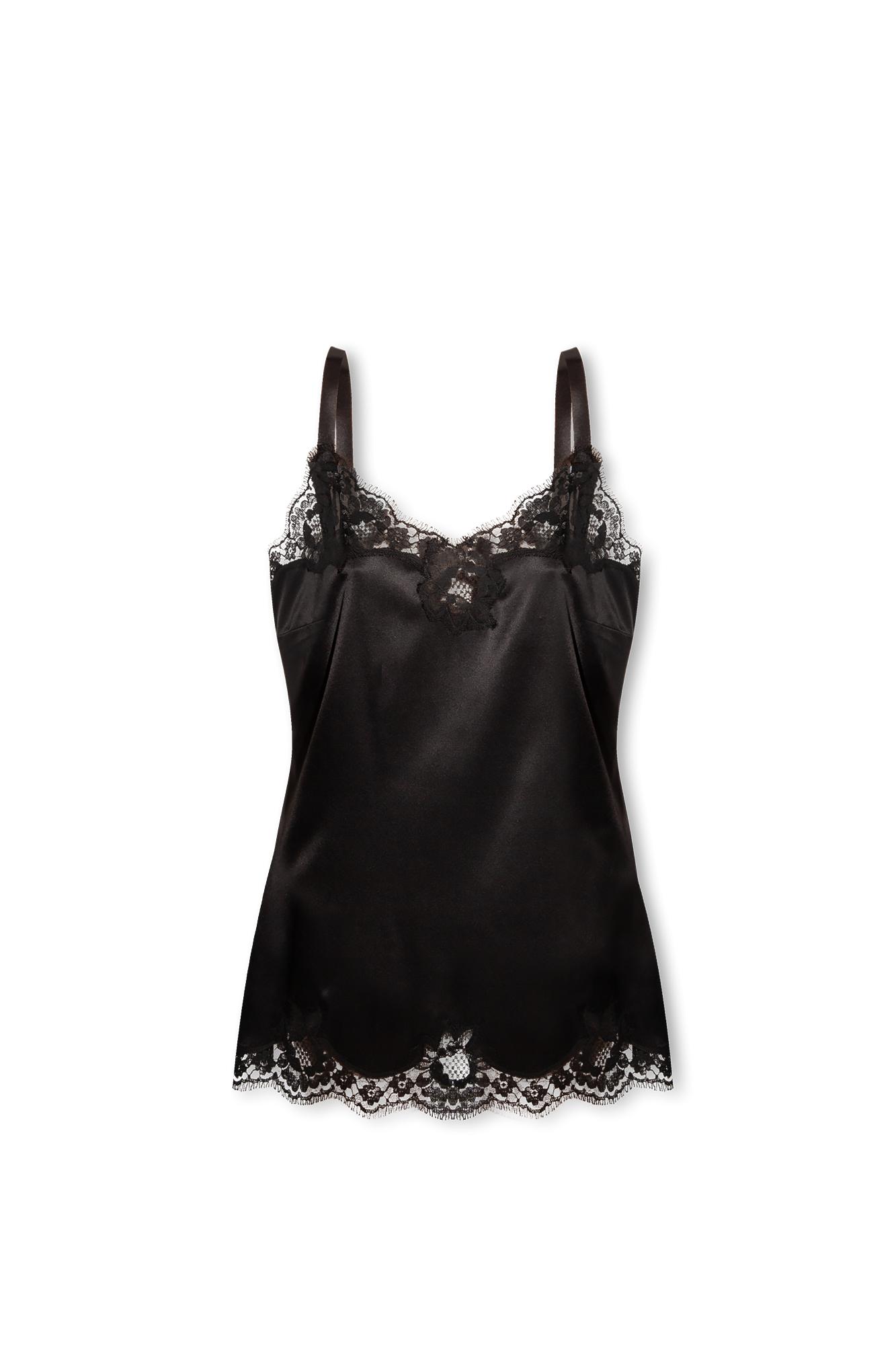 Dolce & Gabbana Lingerie Top in Black | Lyst