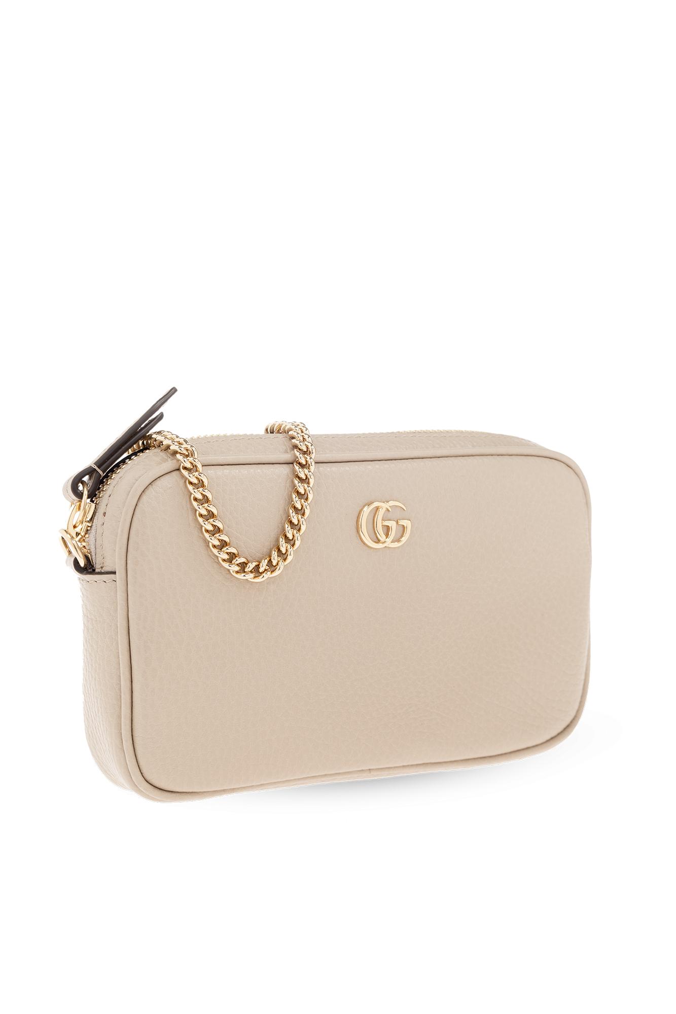 Beige gucci marmont deals