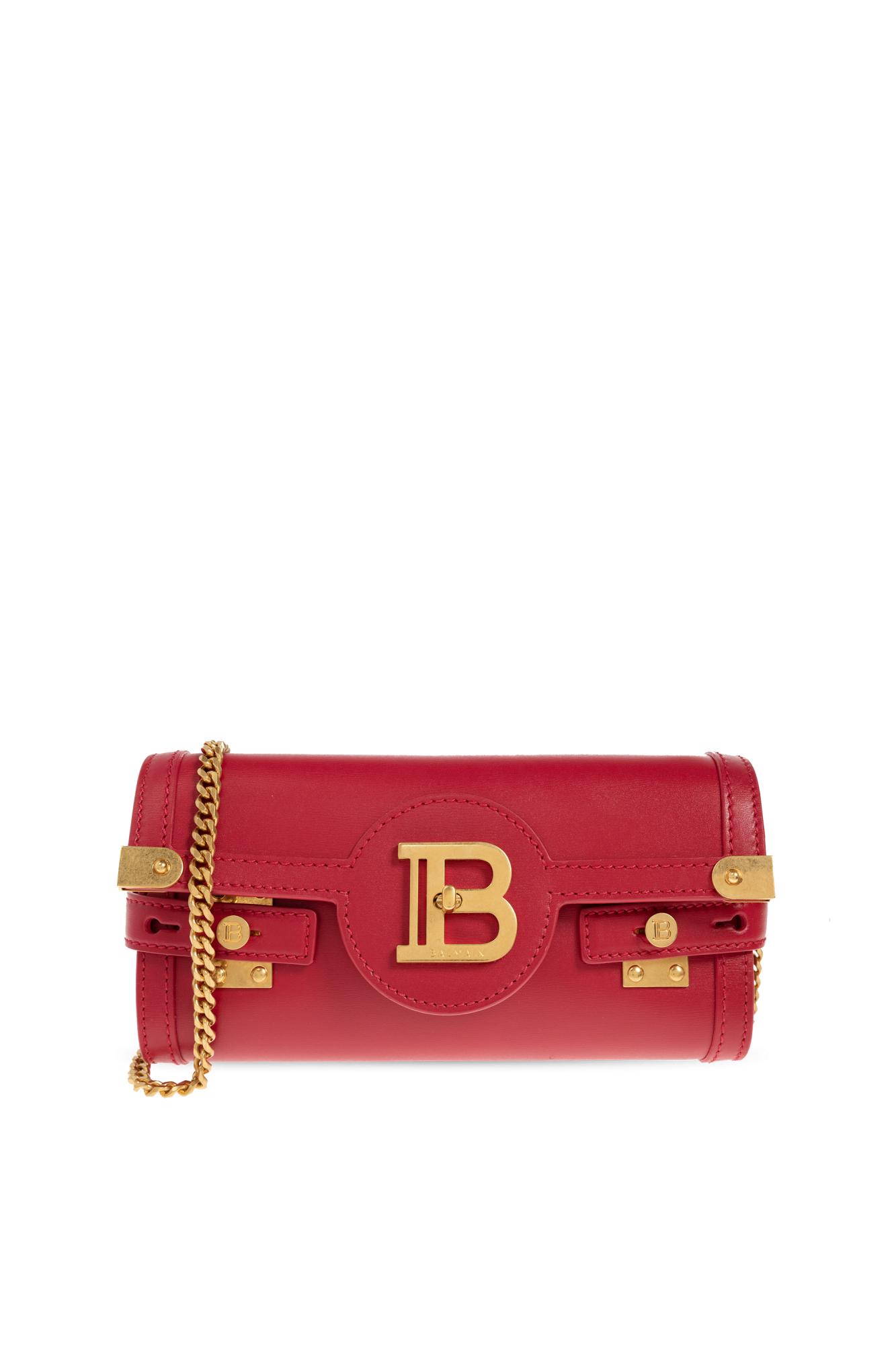 Balmain BBuzz 23 Top-Handle Bag in Canvas and Leather - Bergdorf 