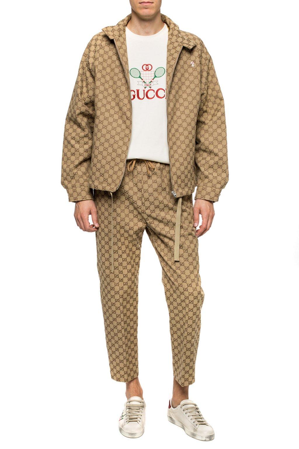 gucci canvas jacket