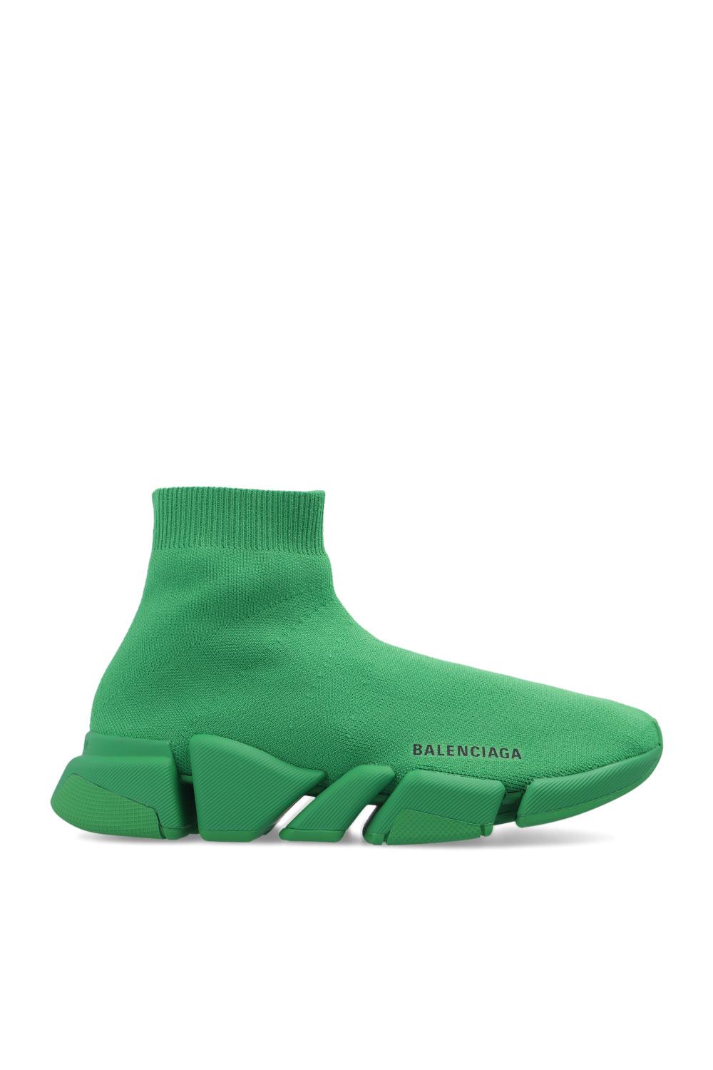 Balenciaga 'speed 2.0 Lt' Socks Sneakers in Green | Lyst