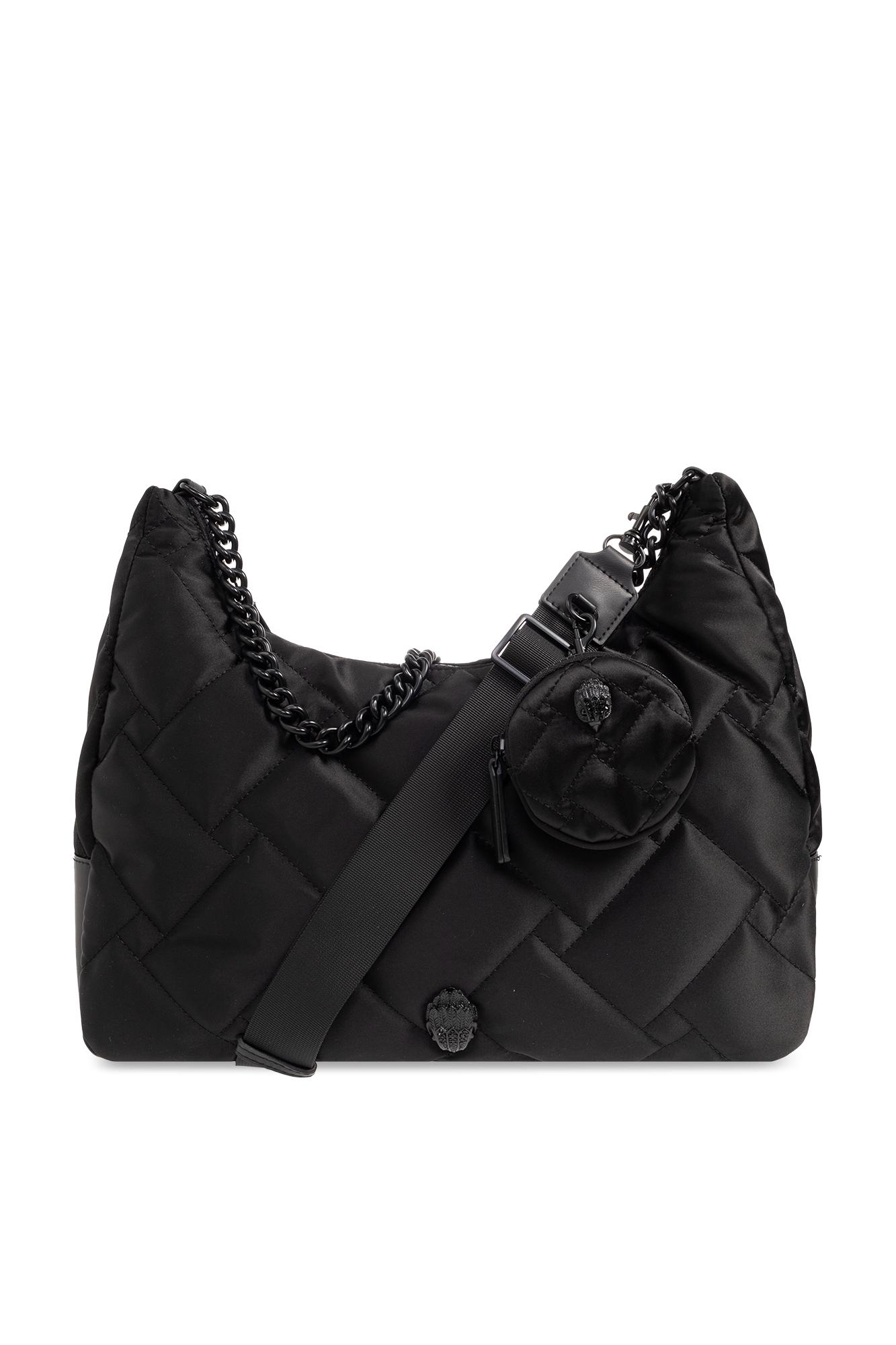 Kurt Geiger Quilted Hobo Shoulder Bag in Black Lyst