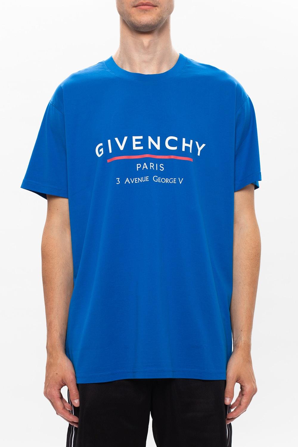 givenchy printed t shirt