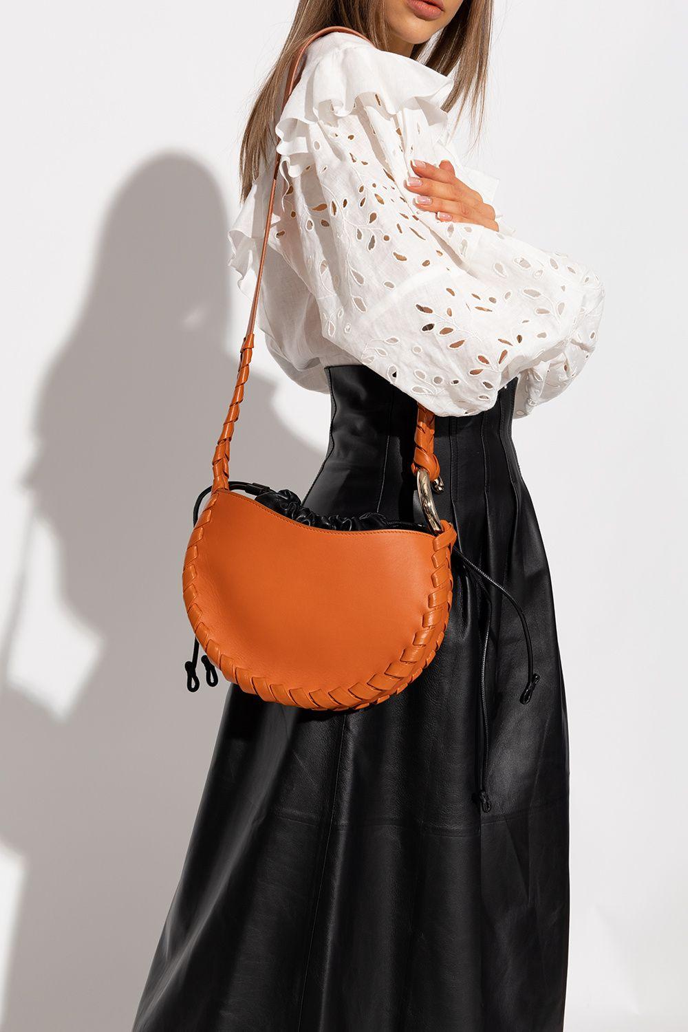 Chloé 'mate Small' Hobo Bag in Orange | Lyst