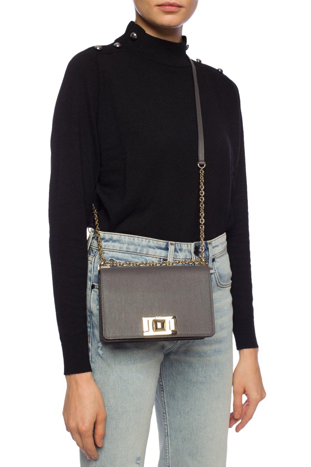 Furla Leather 'mimi' Shoulder Bag in Grey (Gray) Lyst