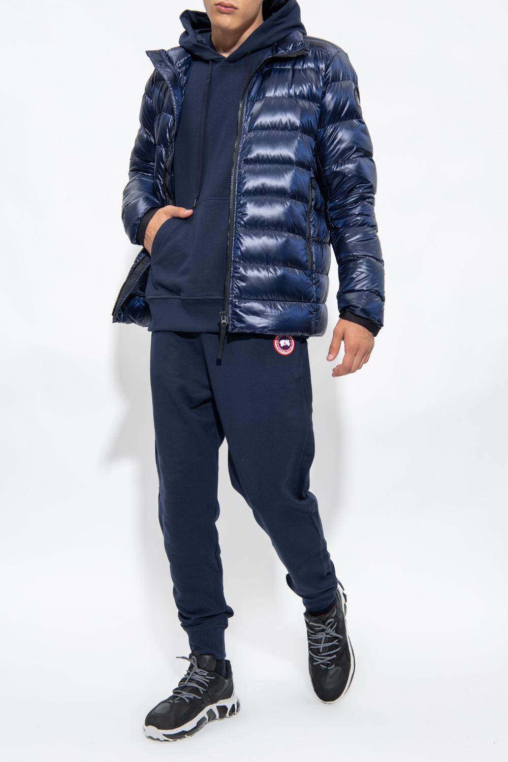 Canada Goose Goose Sweatpants With Logo in Navy Blue (Blue) for Men Lyst