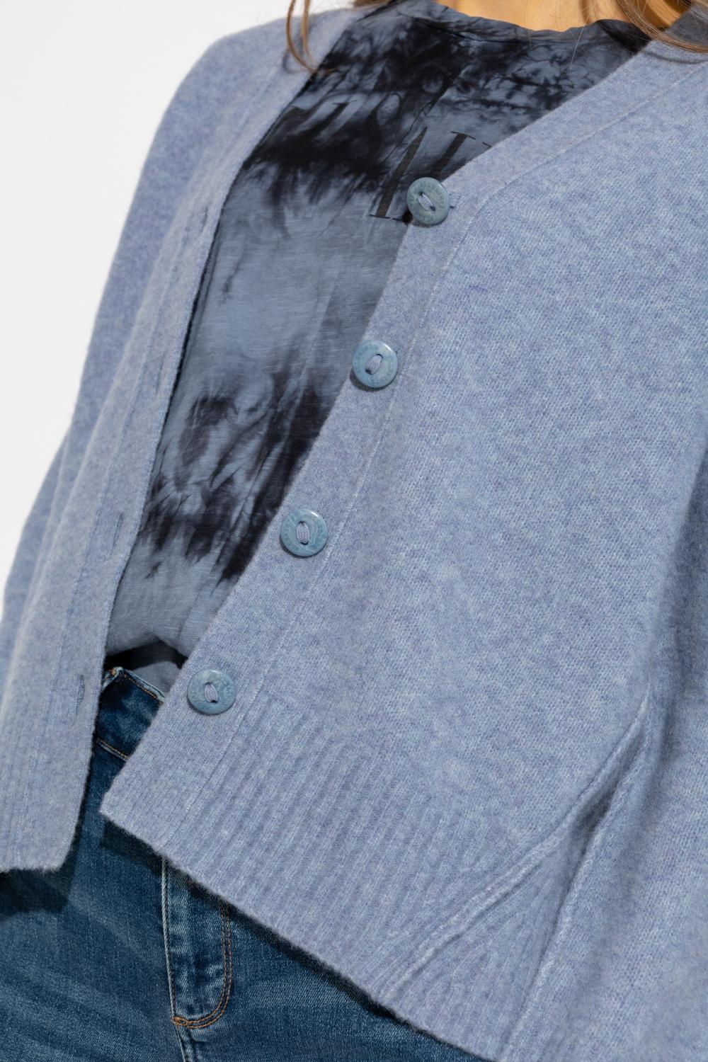 AllSaints 'rufa' Wool Cardigan in Blue 