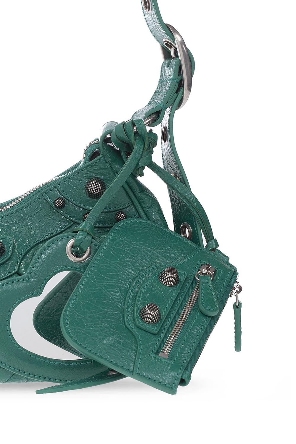 Balenciaga Green Xs 'Le Cagole' Shoulder Bag