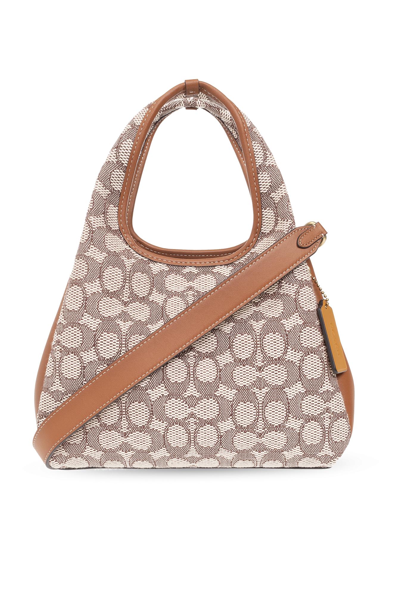 Coach Brown/Beige Signature Coated Canvas and Leather Hadley Hobo Coach
