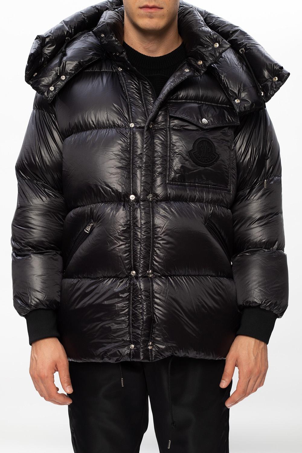 Moncler 'lamentin' Quilted Down Jacket With Hood in Black for Men - Lyst