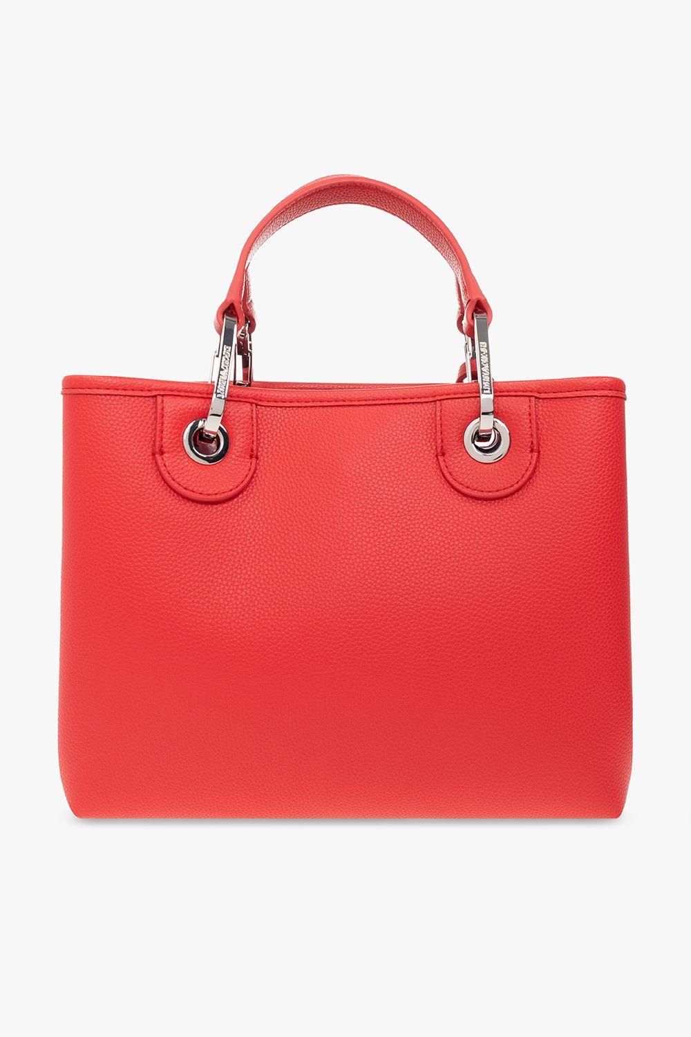 Emporio Armani 'myea Small' Shopper Bag in Red | Lyst