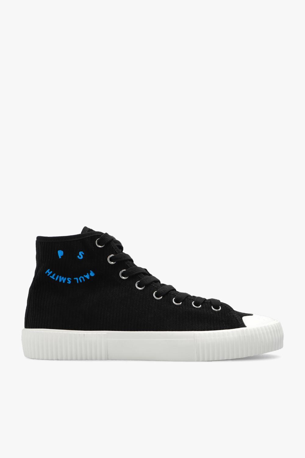 PS by Paul Smith 'kibby' Corduroy High-top Sneakers in Black for Men | Lyst