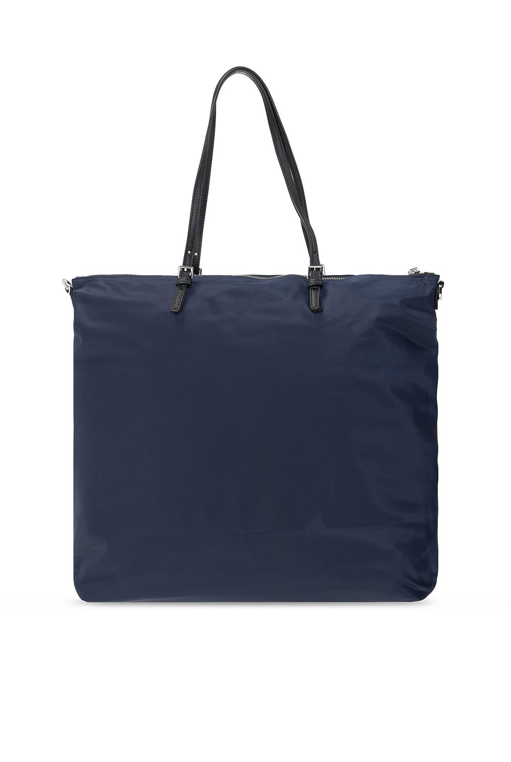 Navy blue sale nylon tote bag