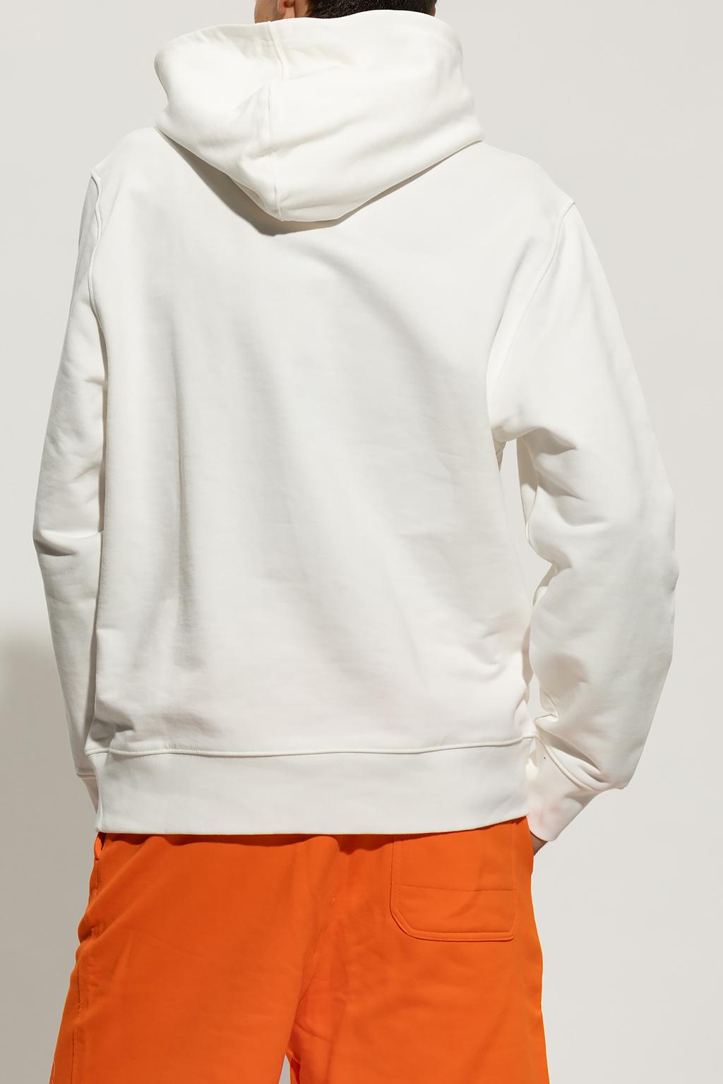 Y-3 Cotton Logo-printed Sweatshirt in White for Men | Lyst