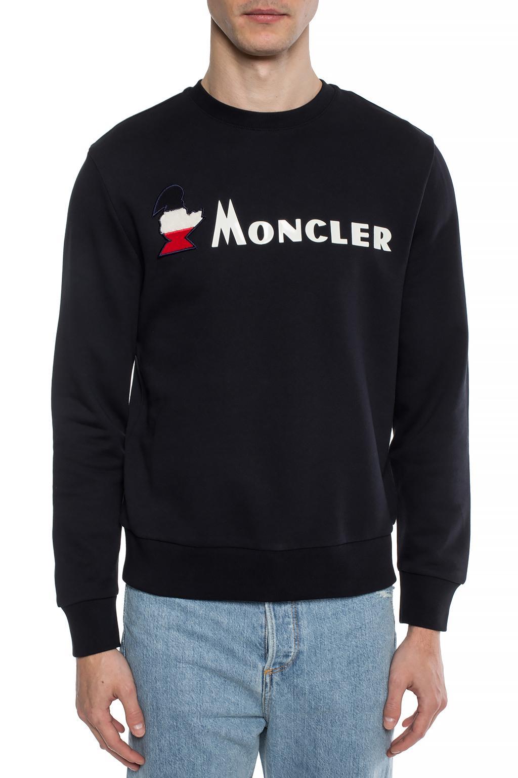 moncler sweatshirt navy