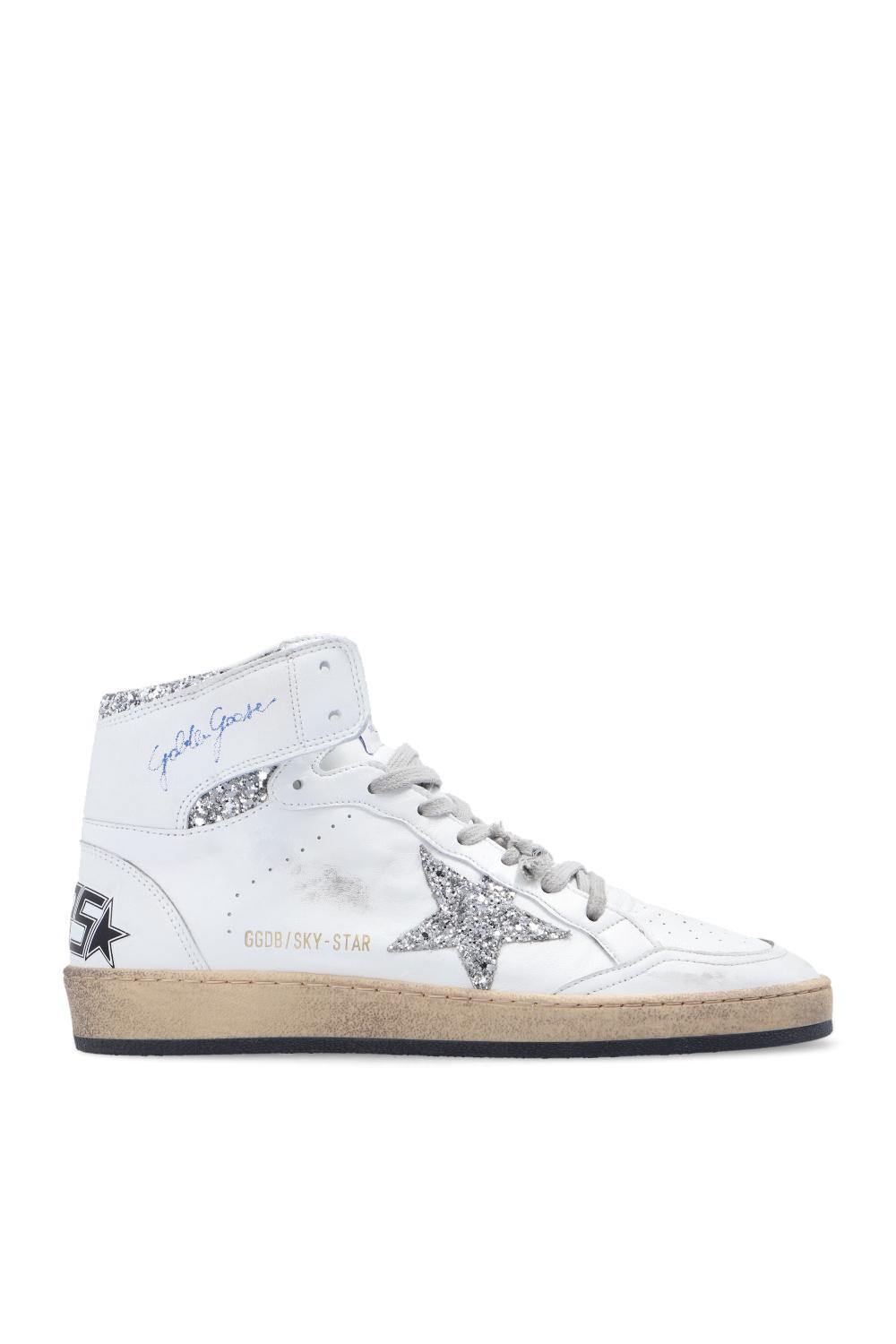 Golden Goose Goose 'sky Star' High-top Sneakers in White | Lyst
