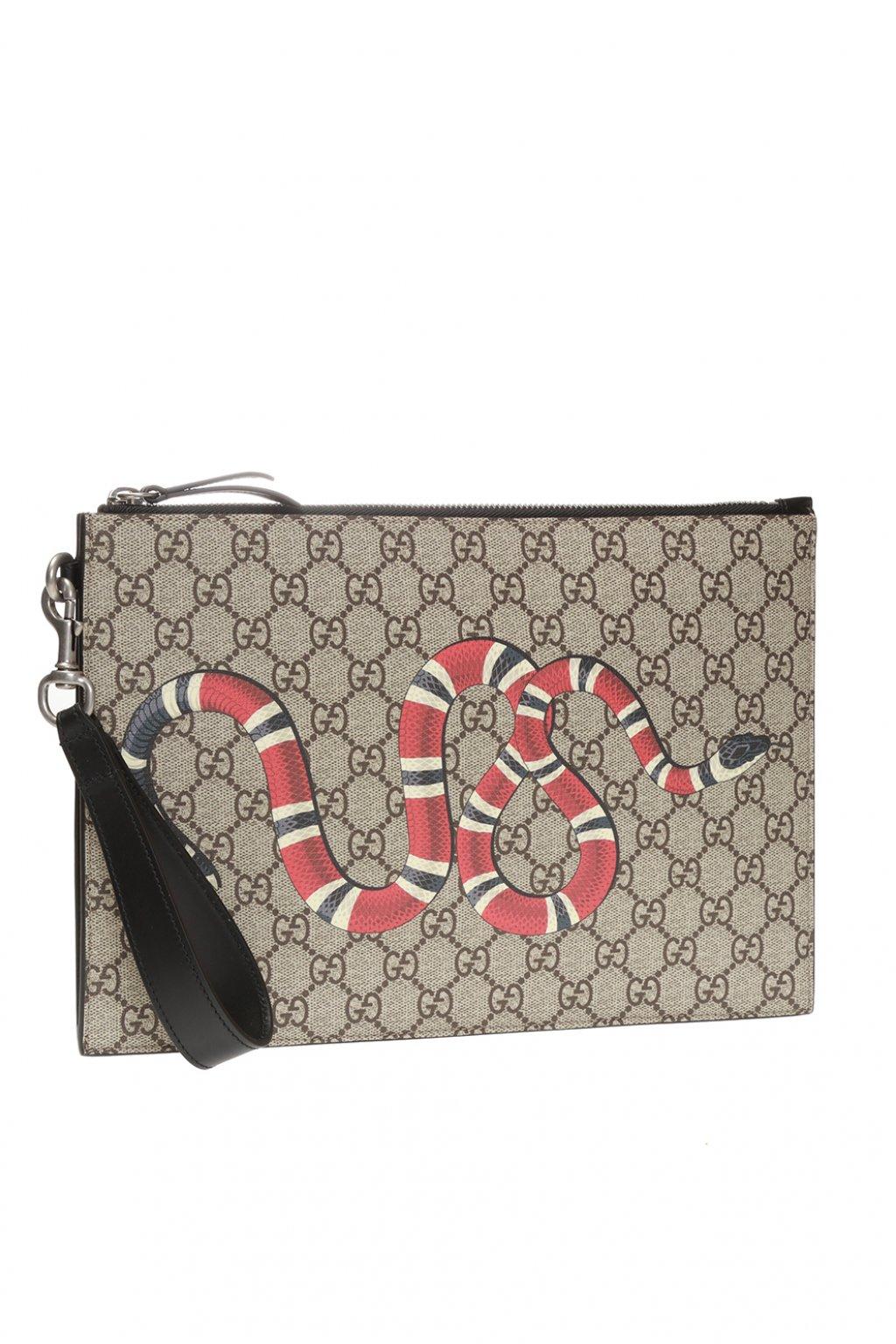 Gucci Diana mini python tote bag in Neutral Precious Skins | GUCCI® SI