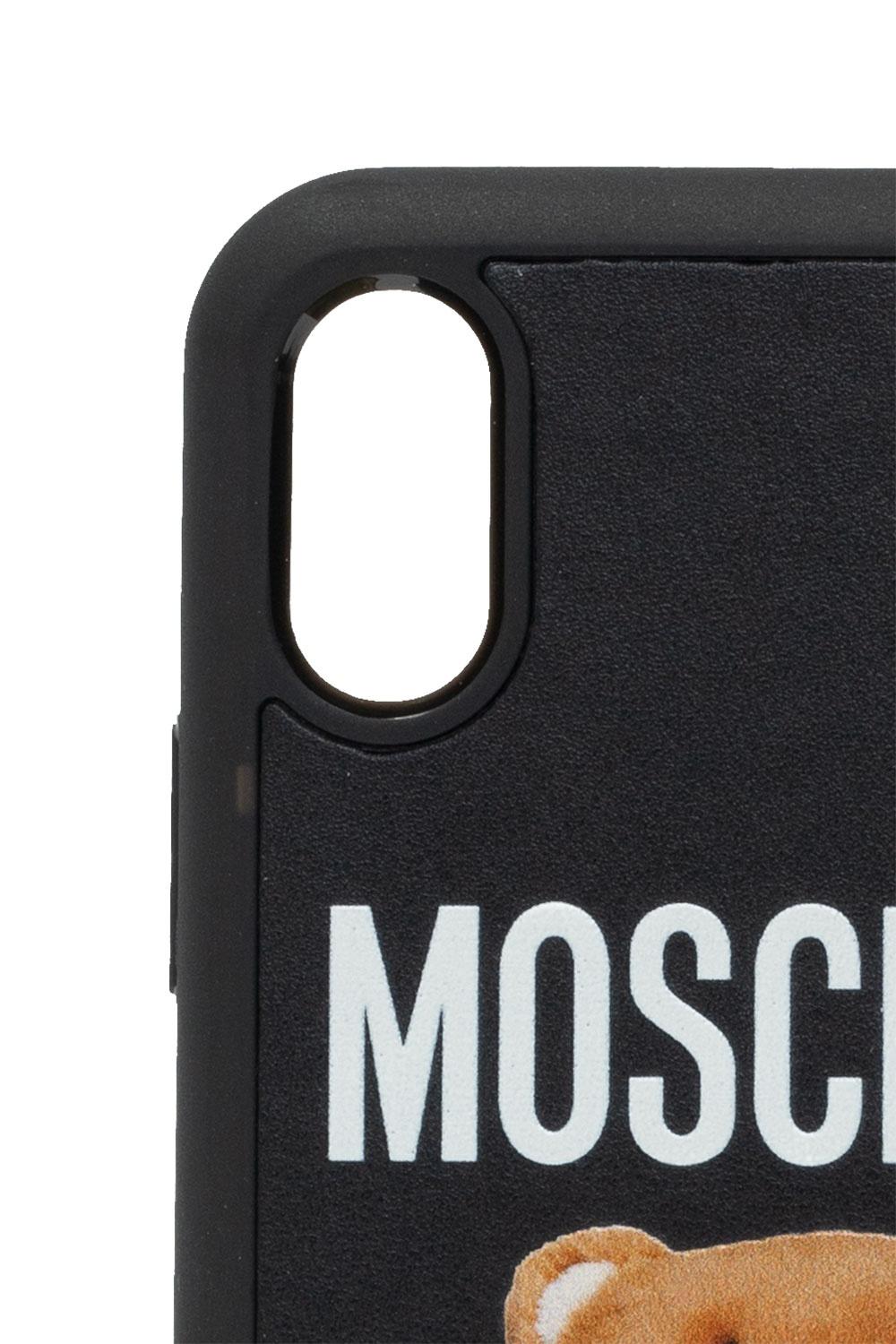 Moschino Branded Iphone Xs Max Case Unisex Black Lyst