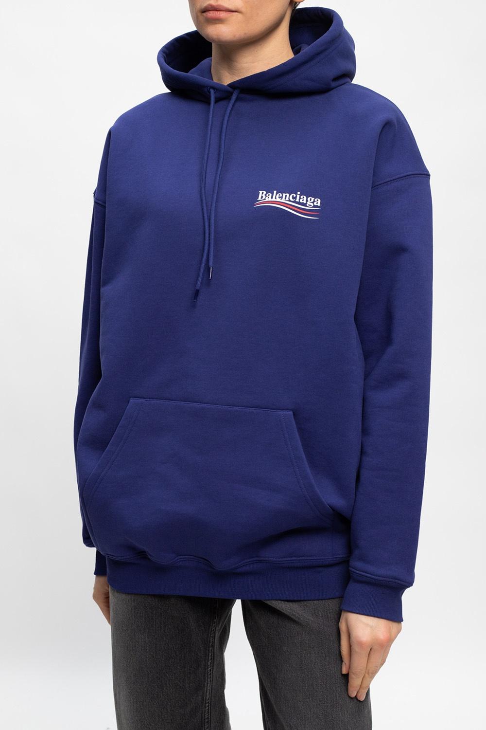 balenciaga baby blue hoodie