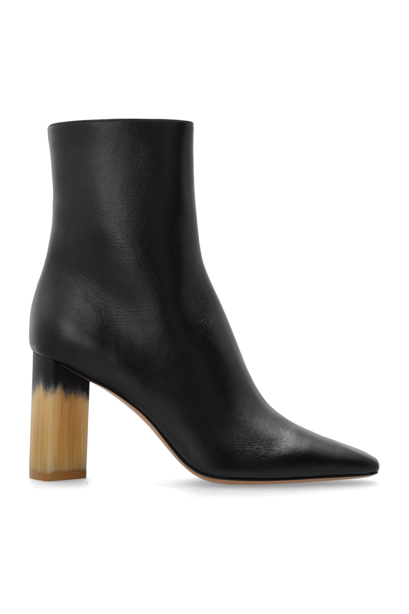 Chloé Georgia Heeled Ankle Boots in Black Lyst UK