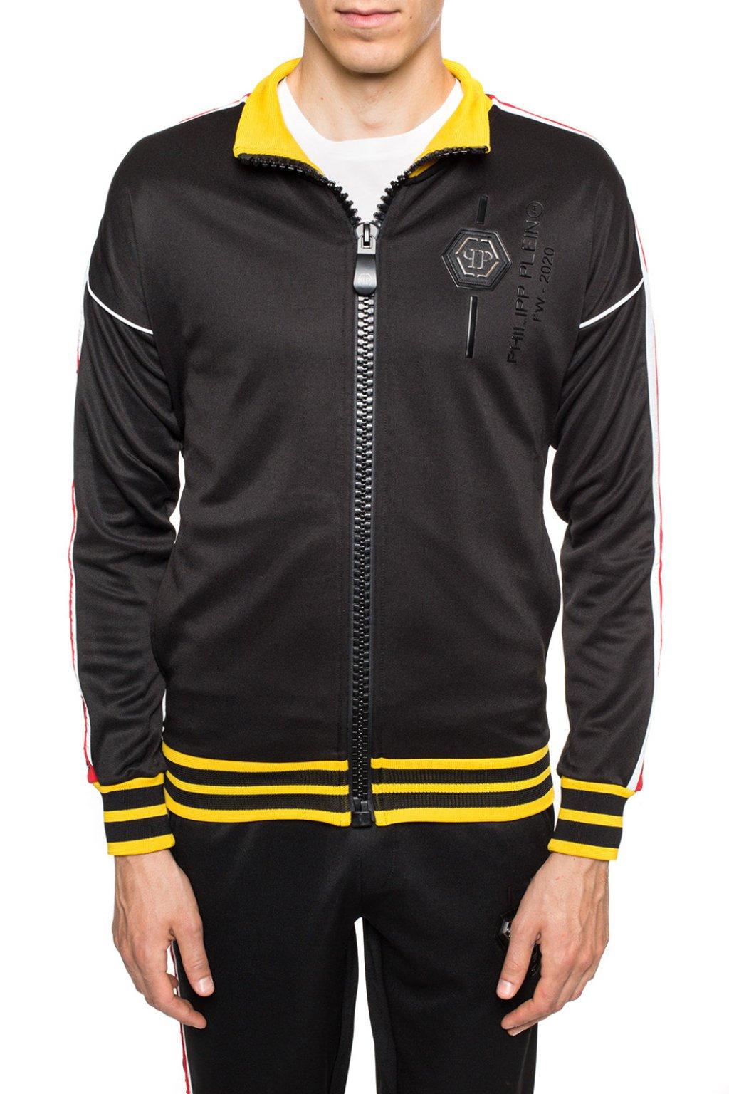 Philipp Plein Synthetic Branded Track Jacket in Yellow for Men Lyst