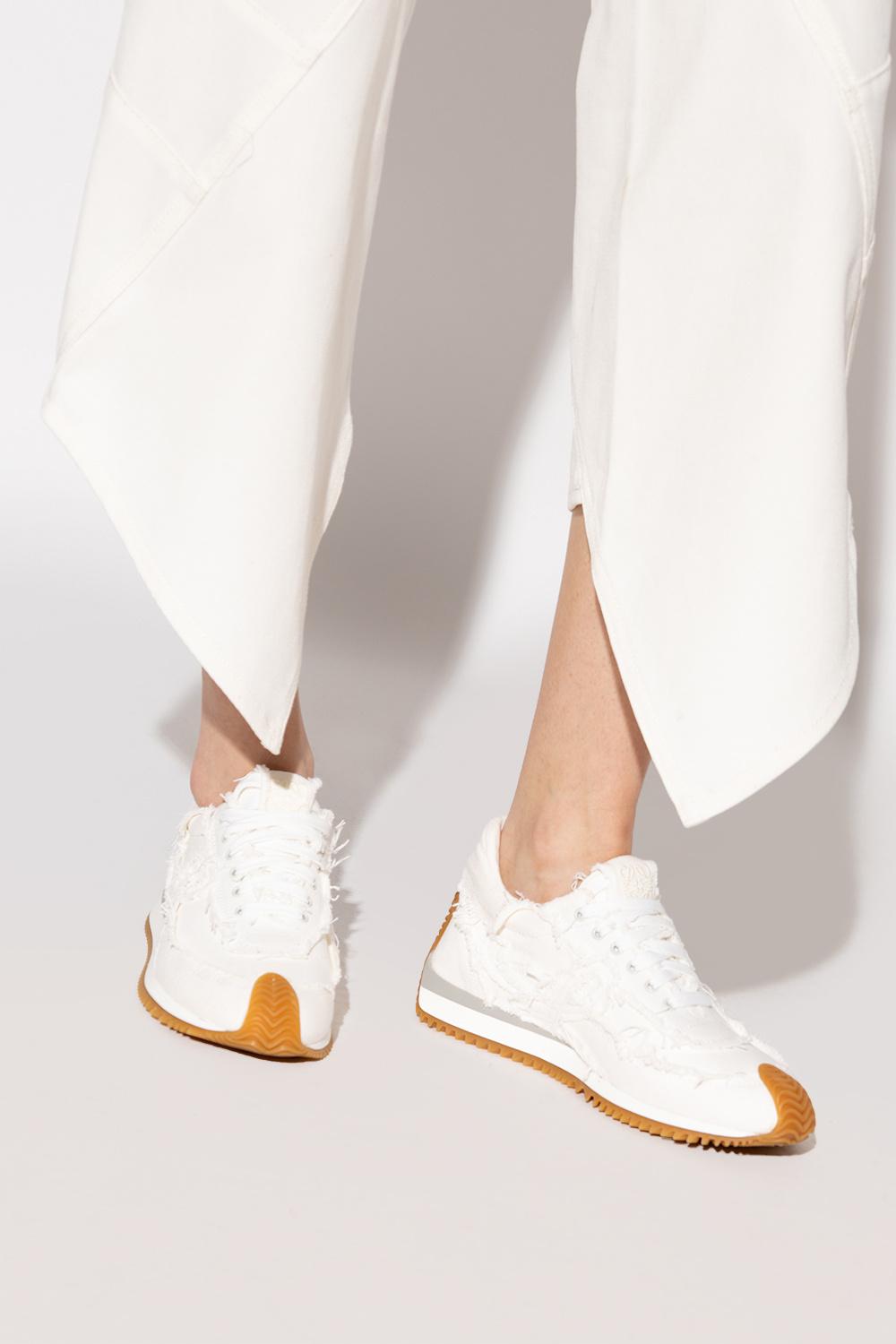 Loewe 'flow Runner' Sneakers in White | Lyst
