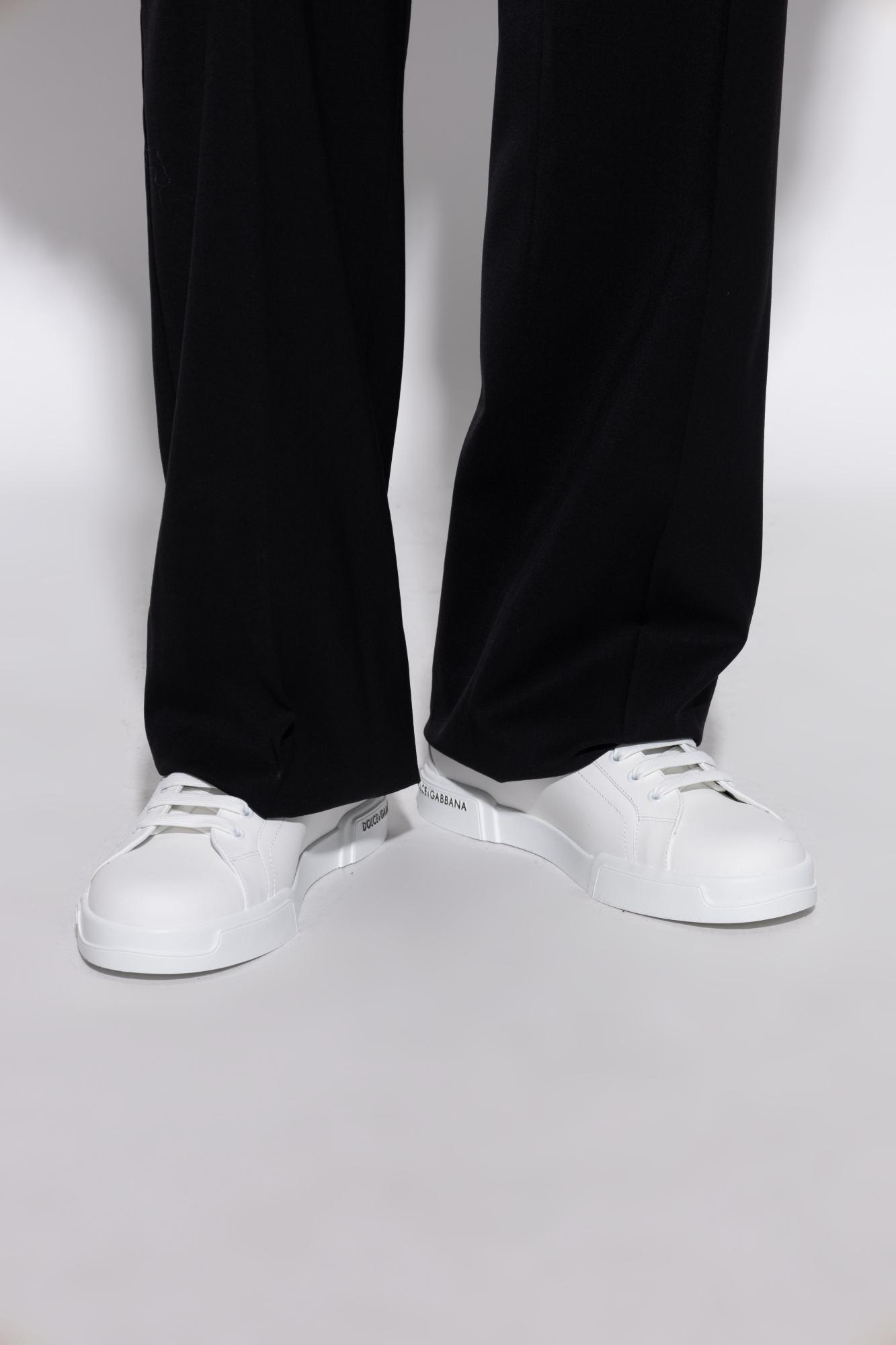 Dolce Gabbana Sports Shoes Portofino in White for Men Lyst UK