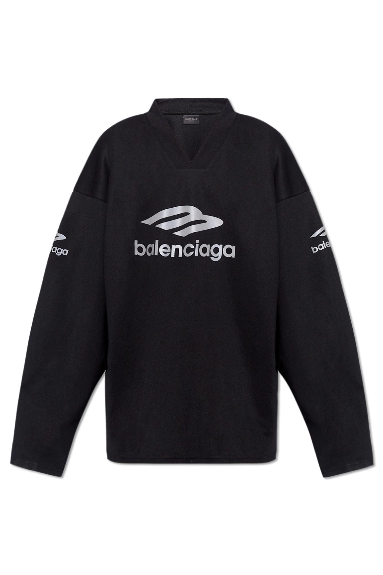 Balenciaga 3B Sports Icon Ski Long Sleeve T-Shirt Large Fit in 