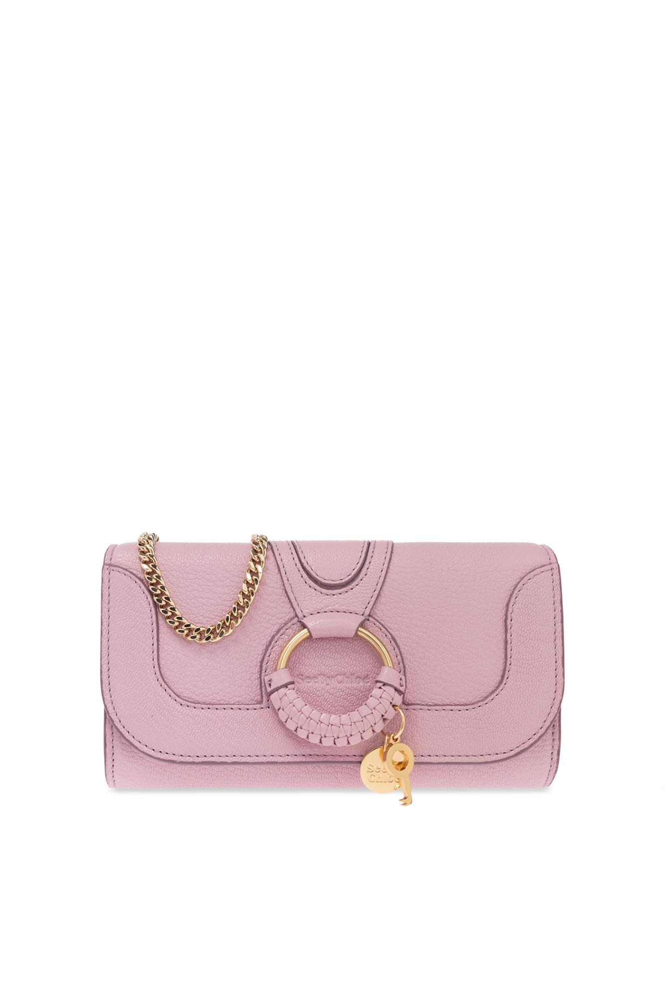 See By Chloé See Chloé 'hana' Wallet With Chain in Pink | Lyst UK