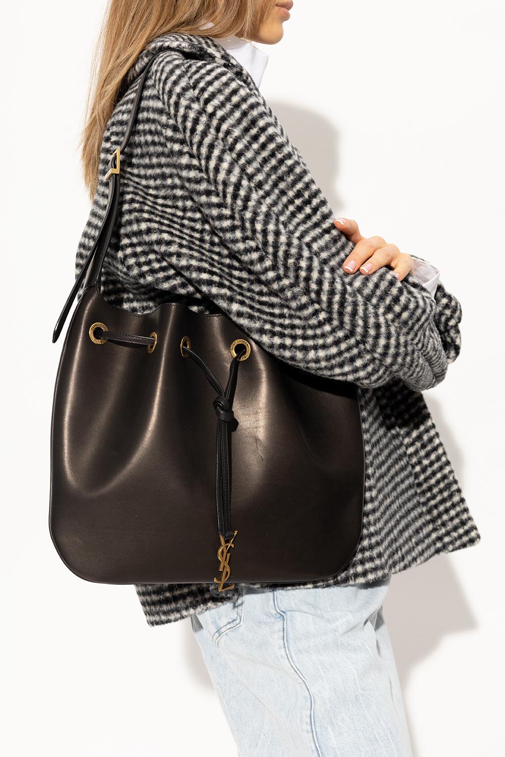 Saint Laurent 'paris Vii Medium' Shoulder Bag in Black Lyst