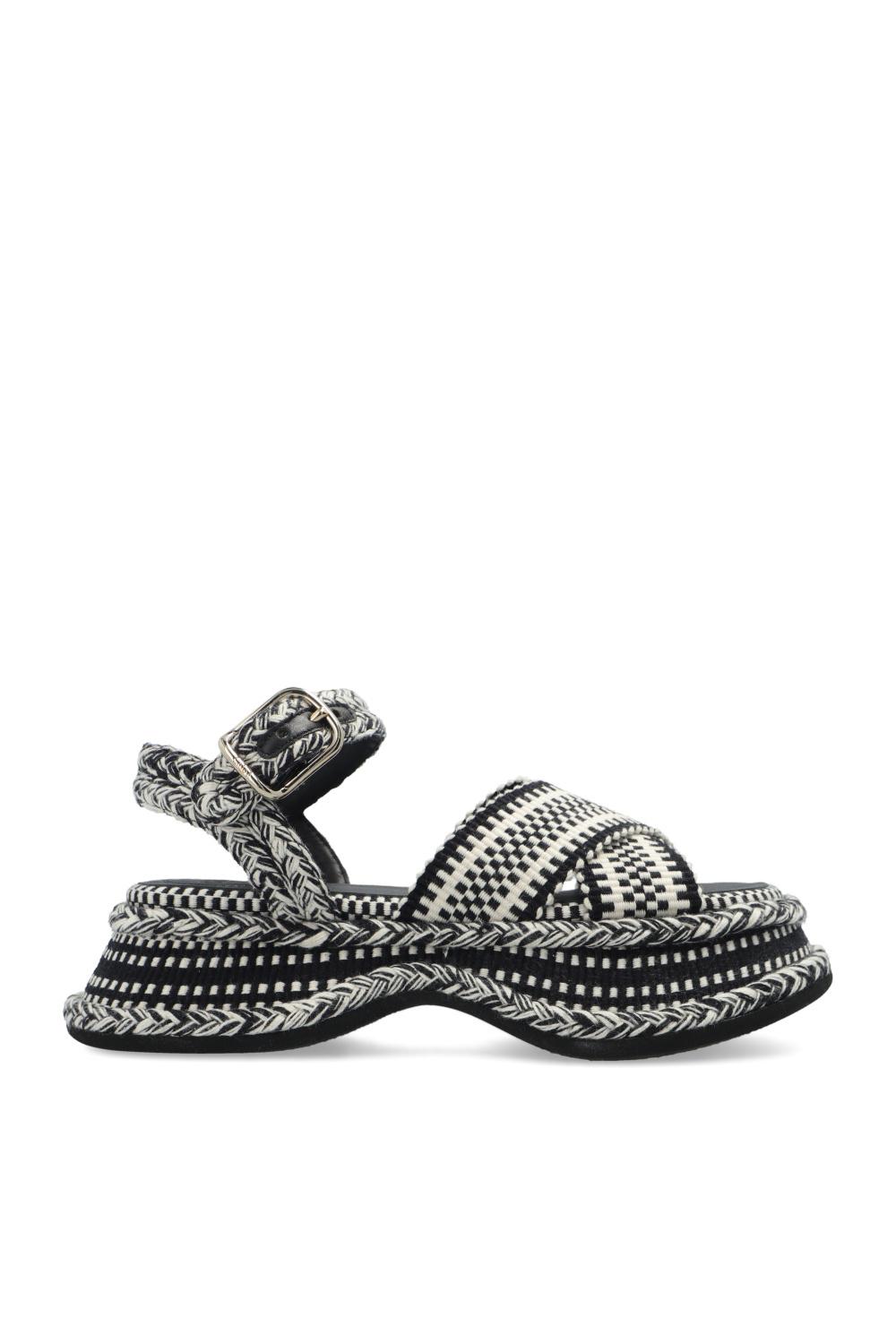 Chloé 'meril' Sandals in Black | Lyst
