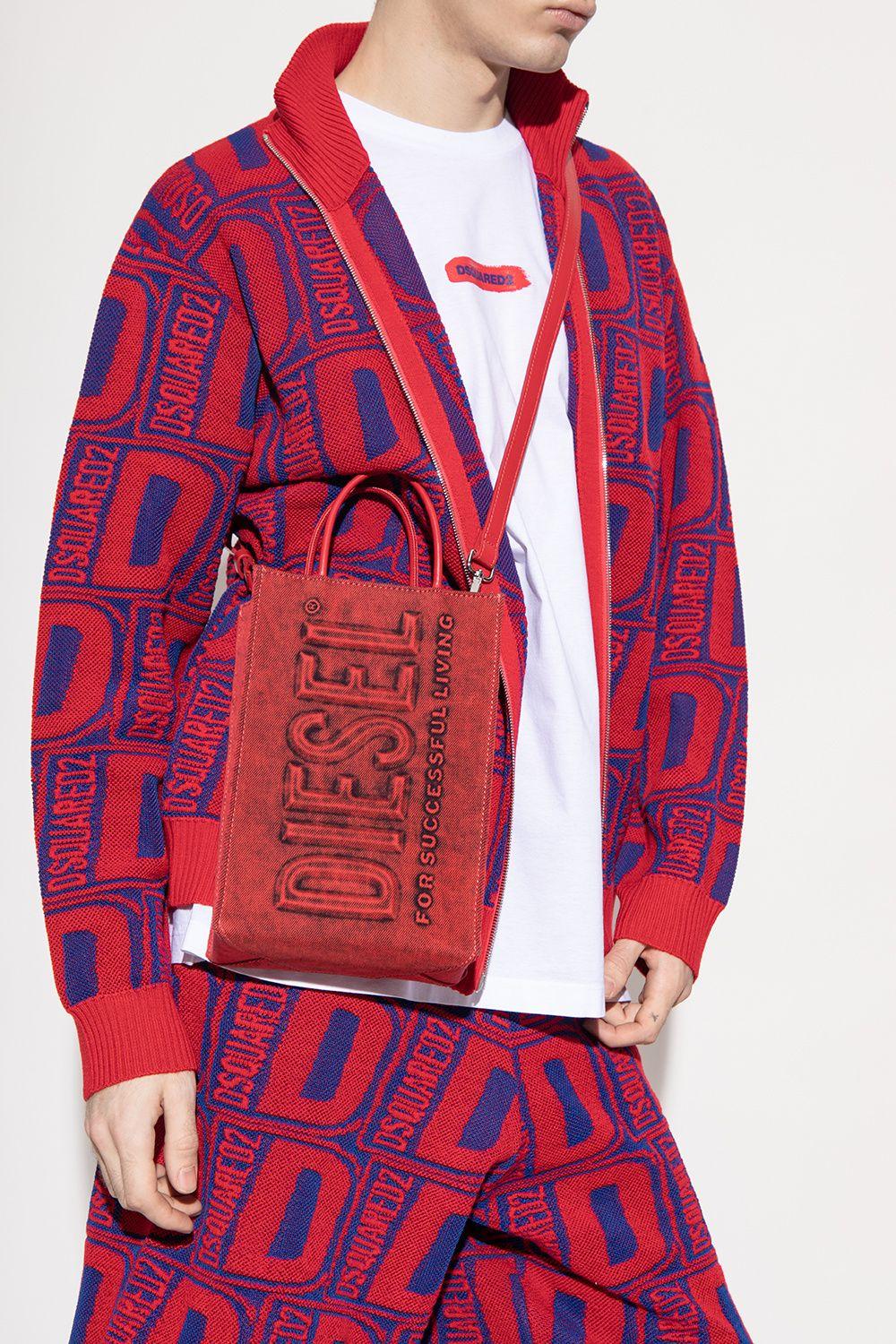 【アウトレット☆送料無料】 Shopper 3d' 'dsl DIESEL Bag Lyst | Red in バッグ