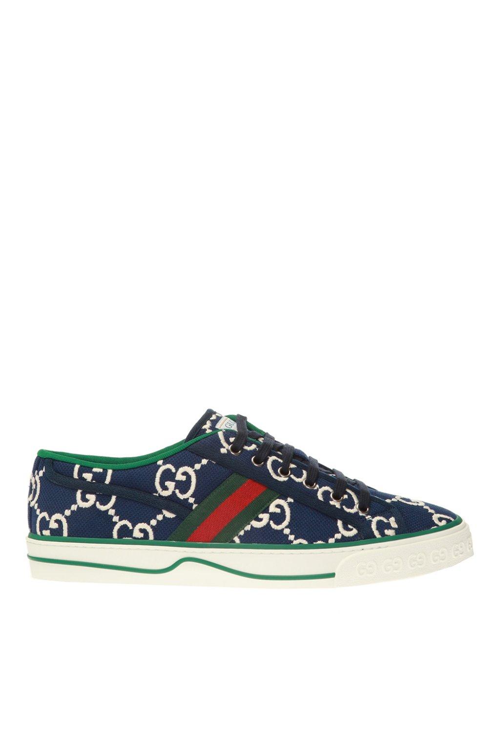 gucci sneakers navy blue