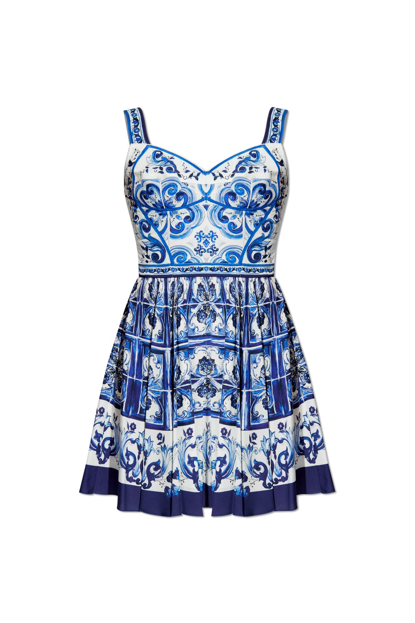 Dolce gabbana blue dress sale