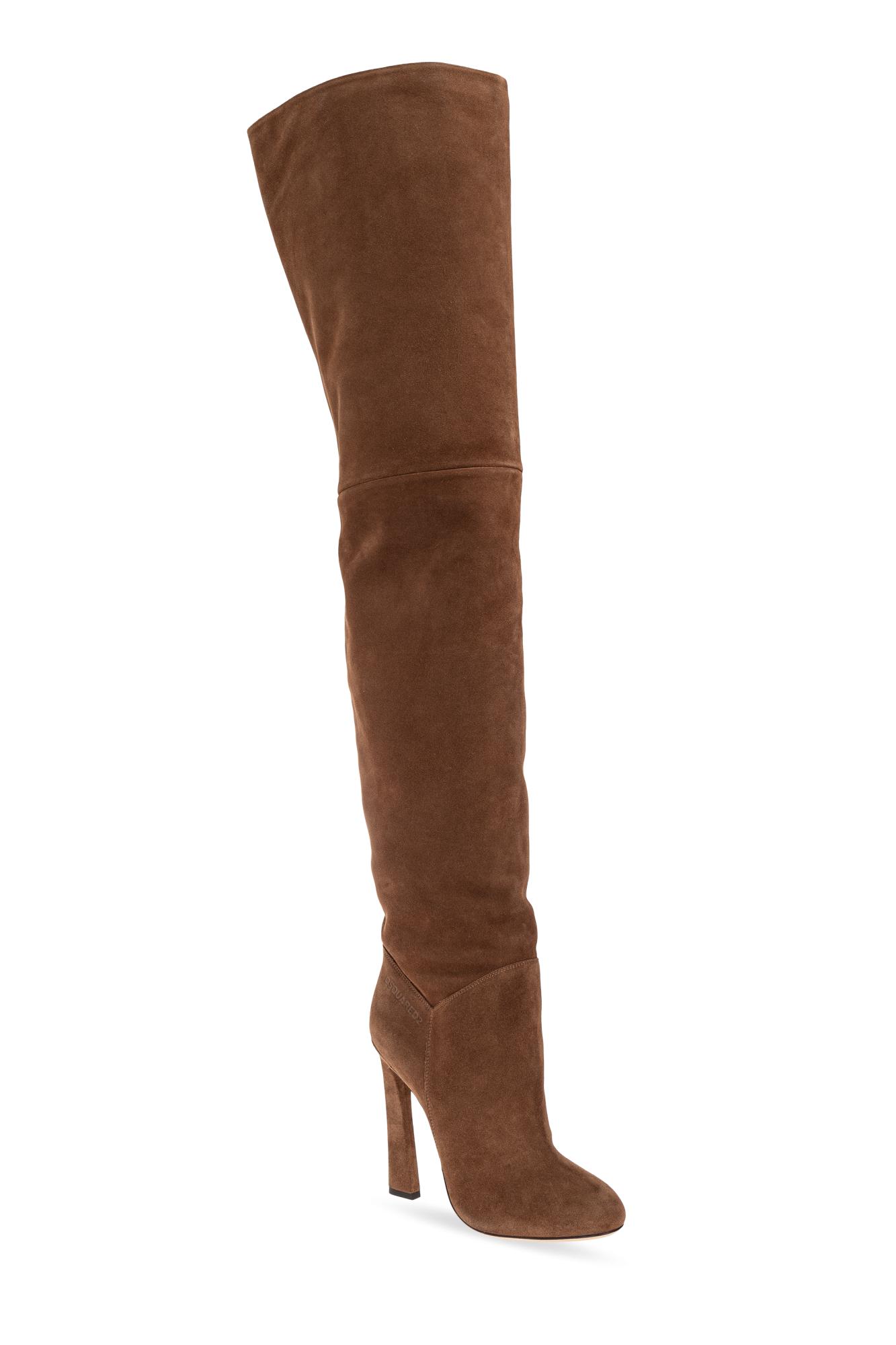 Leather Boots Anamaria Suede Over The Knee Boot Designer Knee-High