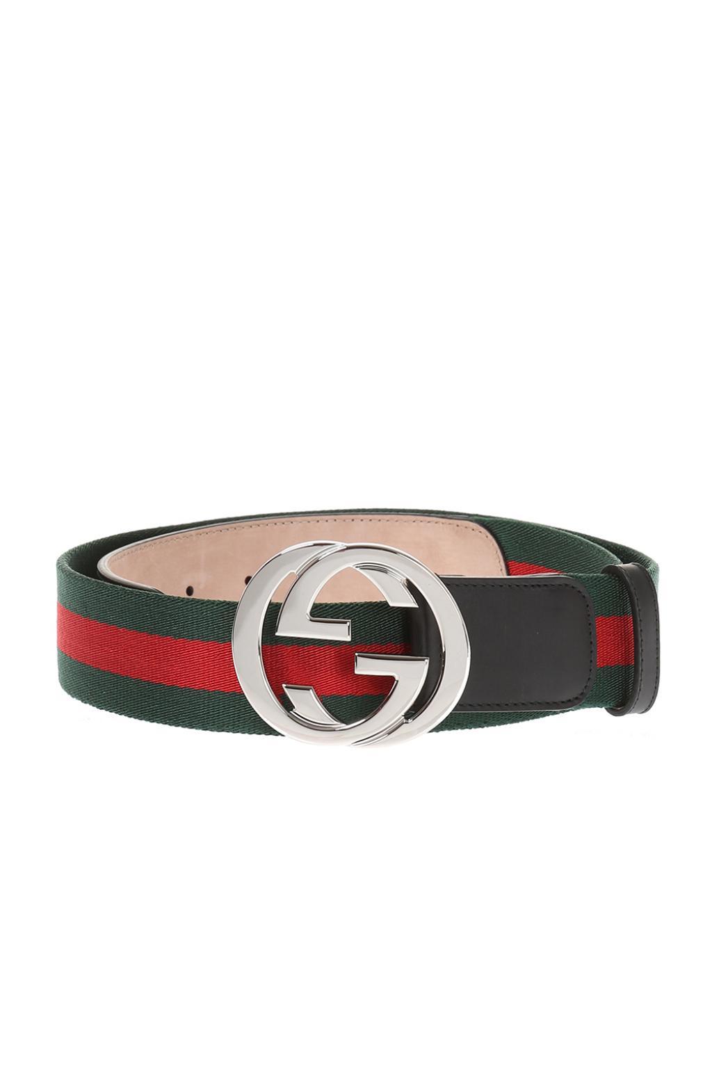 mens green gucci belt