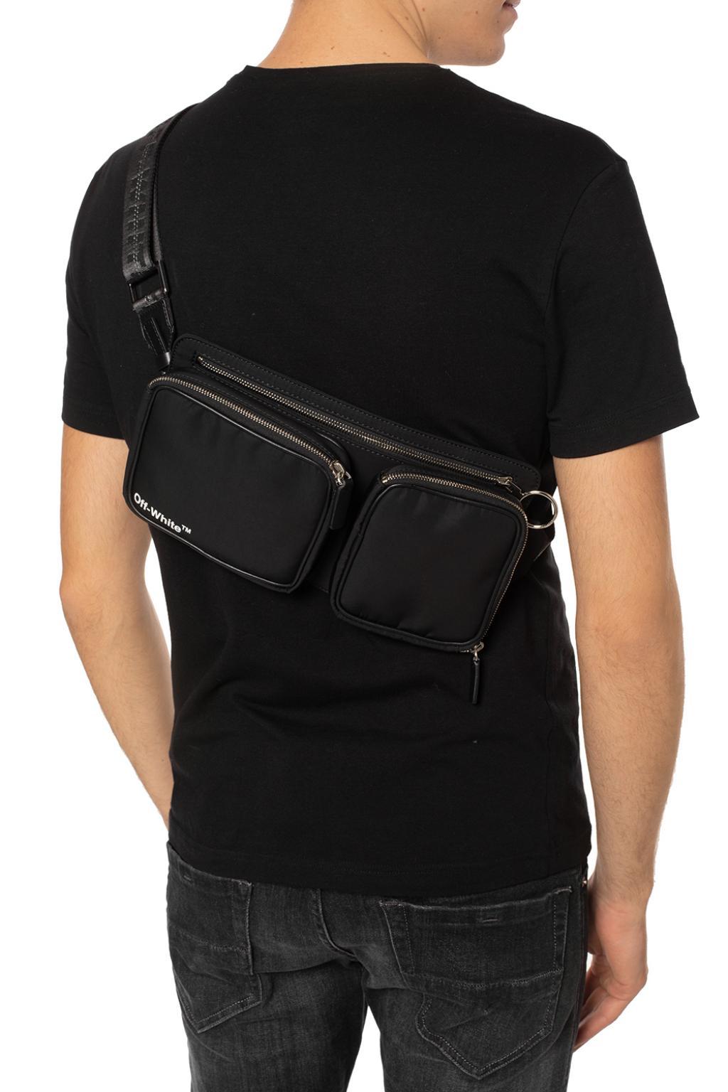 Off-White c/o Virgil Abloh Belt Bag With Detachable Pockets in Black for  Men | Lyst