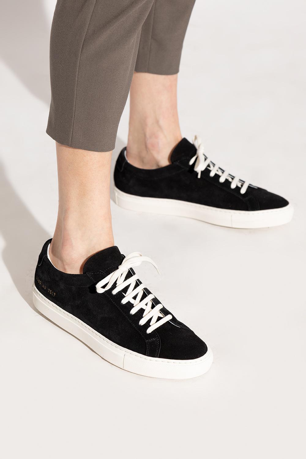 common projects achilles low black suede