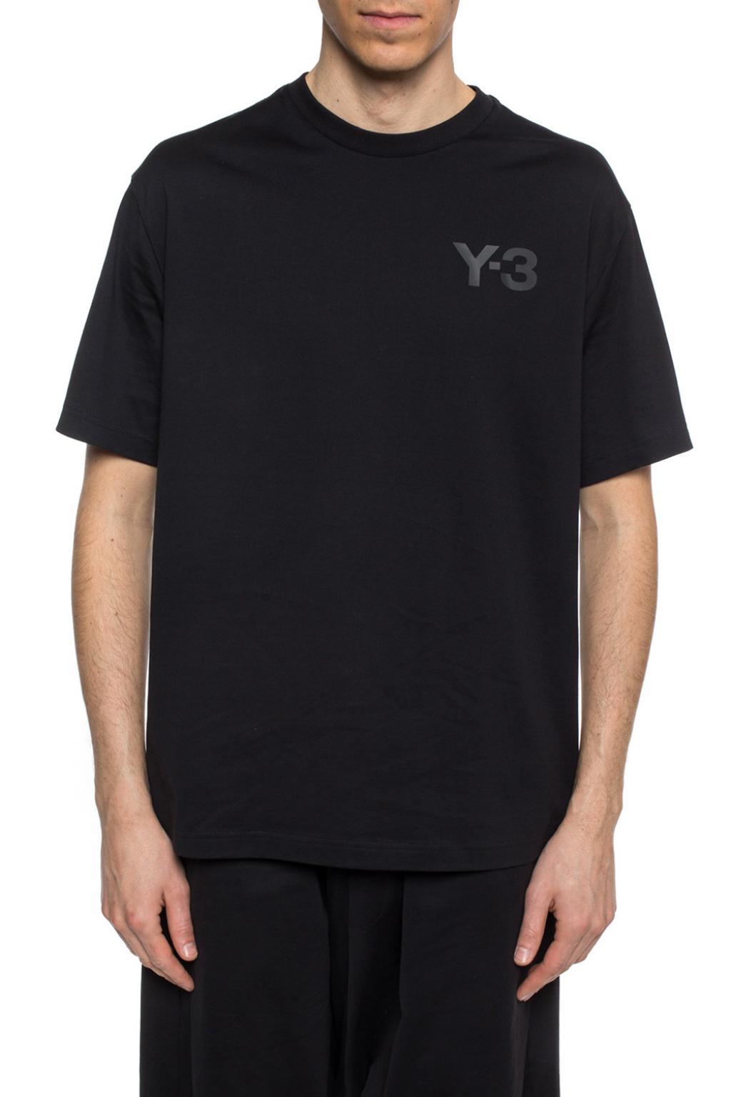 Y-3 Cotton Classic Logo T-shirt Black for Men - Lyst