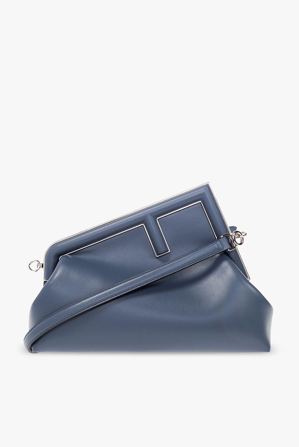 Fendi 'first Midi' Shoulder Bag in Blue Lyst